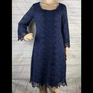 Alfani Lace Dress 💙 Navy Blue
